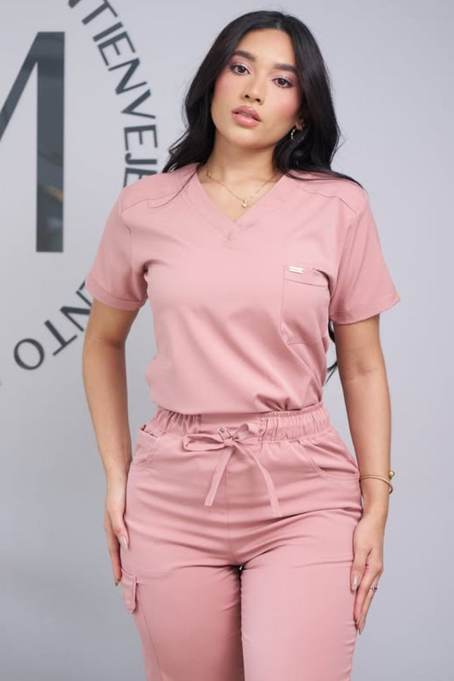 Cuello en V Stretch Premium